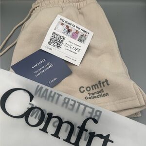 Comfrt Tranquil Collection Heavyweight Shorts – Cotton Beige